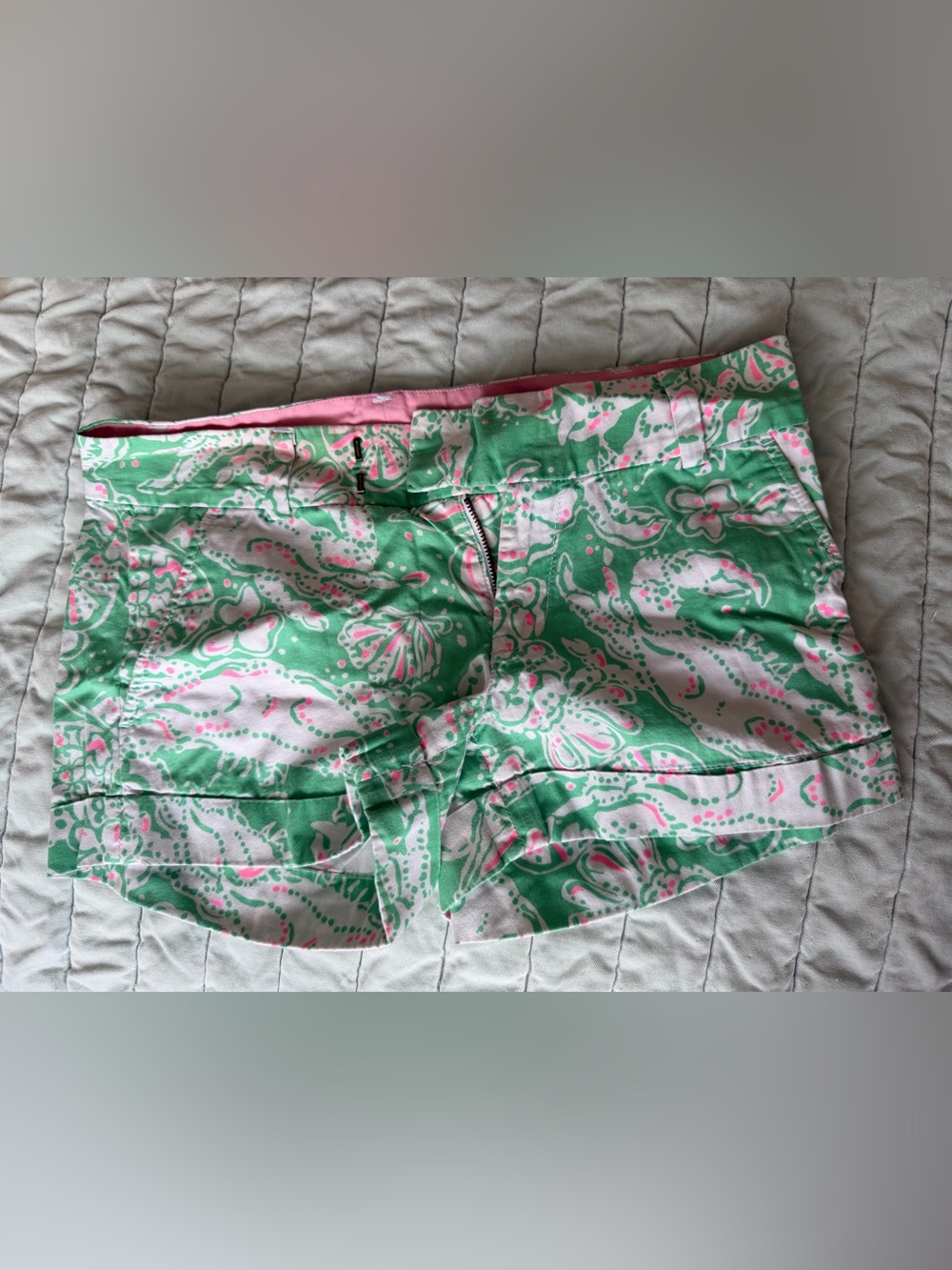 Lilly Pulitzer Green and Pink Shorts